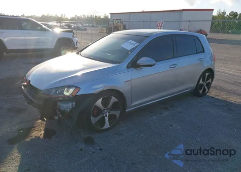 2015 Volkswagen Golf Gti 2.0T Se 4-Door from USA, damaged, VIN 3VW4T7AUXFM037756